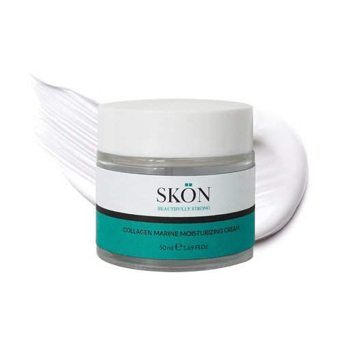 Skön Marine Collagen Cream - Anti-Aging Face Moisturizer with Padina Pavonica & Rose | 50ml Hydrating Formula
