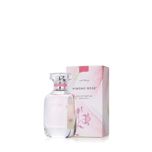 Thymes Kimono Rose Perfume - Floral Fragrance for Women - 1.75 Fl Oz