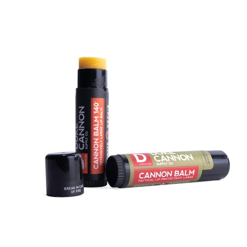 Duke Cannon Cannon Lip Balm 140° & Tactical Lip Protectant Bundle - SPF 30 & SPF 15, Blood Orange Mint & Fresh Mint Flavors, 4-Pack (2 Pack Each Flavor)