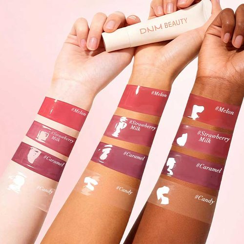 Skiennix Tinted Lip Serum - Hydrating Melting Lip Balm for Glossy, Nourished Lips | Vegan & Cruelty-Free (Strawberry Milk)