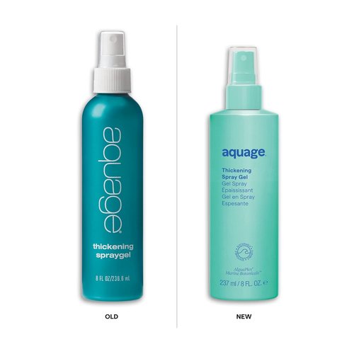 AQUAGE Thickening Spray Gel - Infused with Sea Botanicals for Fine Hair - 8 oz Firm Hold & Body