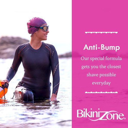 Bikini Zone Anti-Bump Shave Gel for Sensitive Areas, 5 Oz, 3 Pack