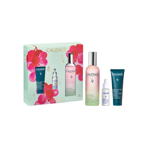 Caudalie Prep & Glow Skin Care Gift Set - Full-Size Beauty Elixir & Free Detox Mask + Radiance Serum