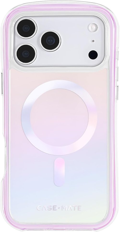 Case-Mate Jelly Pop iPhone 17 Pro Max Case - Stylish Iridescent Design with 16ft Drop Protection | MagSafe Compatible