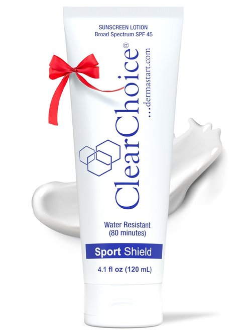 Clear Choice Sunscreen SPF 45 - Oil-Free, Reef-Safe Face Moisturizer with Zinc Oxide | 4oz