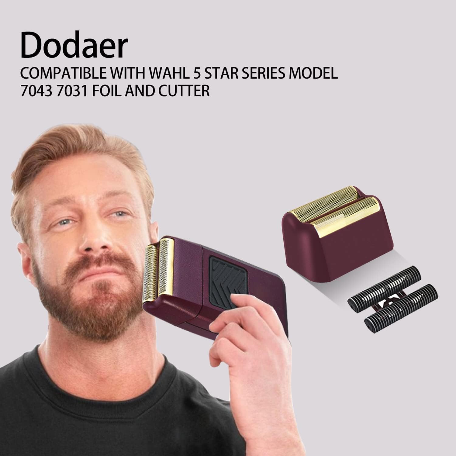 Wahl 5 Star Series Finale Shaver Replacement Foil & Cutter Bar Assembly - Super Close Shaving (2 Pack)