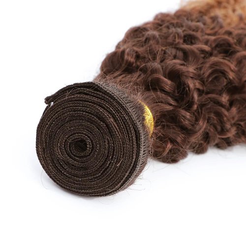 30 32 34 Inch Chocolate Brown Bundles T1B/4/30 Deep Wave Human Hair 3 Bundles 3 Tone Bundle Unprocessed Virgin Remy Hair Extensions 300g