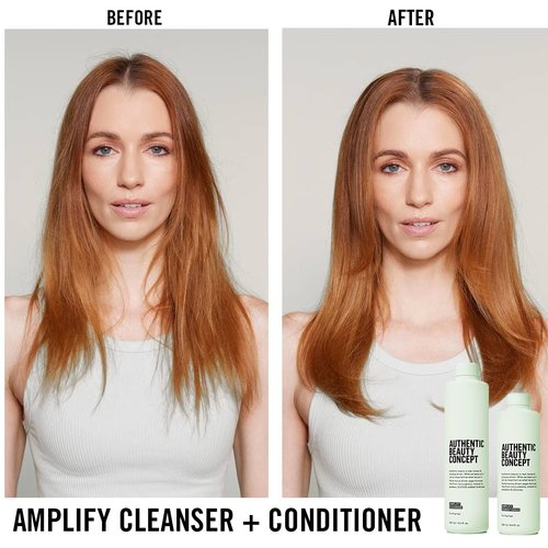 Authentic Beauty Concept Amplify Conditioner - Increases Body & Volume for Fine Hair | Vegan & Cruelty-Free