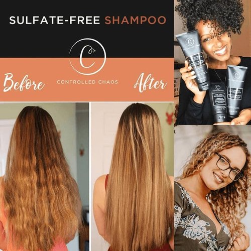Controlled Chaos Hair & Scalp Cleanser – Low-Foaming Cleanser Calms, Soothes & Balances Scalp, Hydrates Dry Hair & Supports Healthy Hair Regrowth – Free of Sulfates, Parabens & Phthalates, Made in USA
