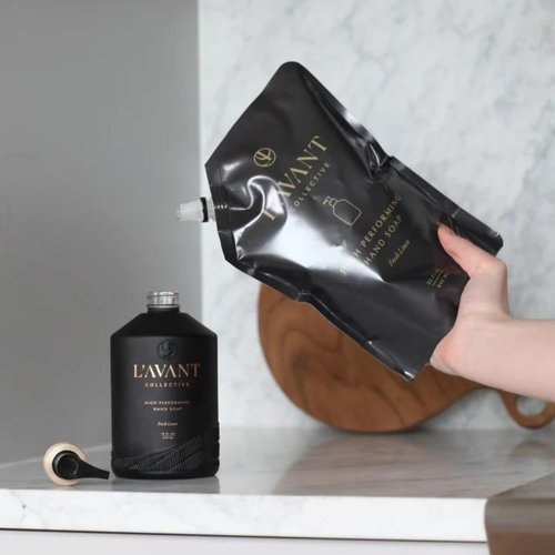 L'AVANT Collective High Performing Hand Soap Refill | Luxurious Ingredients for Soft & Smooth Hands | Fresh Linen Scent | 32 FL oz/946 mL