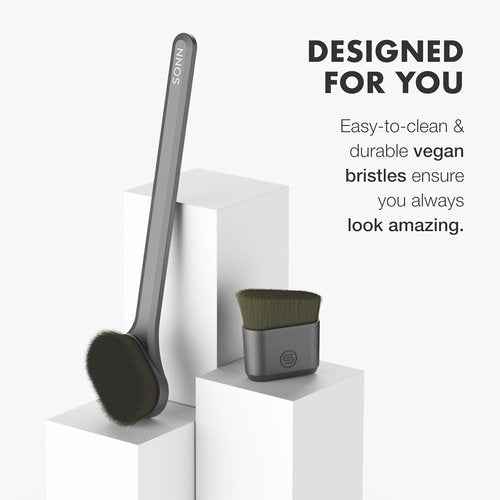 SONN Self Tanner Brush - Kabuki Applicator for Body & Face | Perfect for Sunless Tanning & Lotion