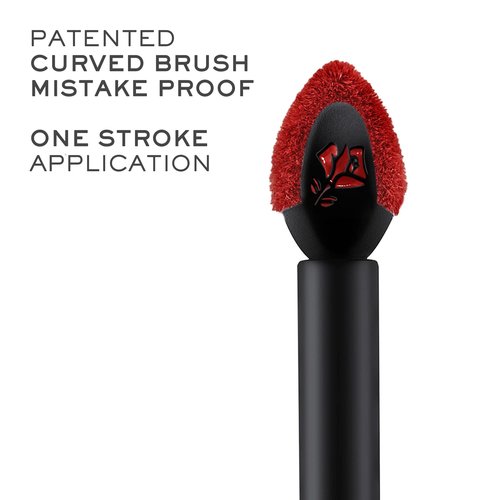 Lancôme L'Absolu Rouge Drama Ink Semi-Matte Liquid Lipstick - Highly Pigmented - All Day Wear - 311 Rose Cherie