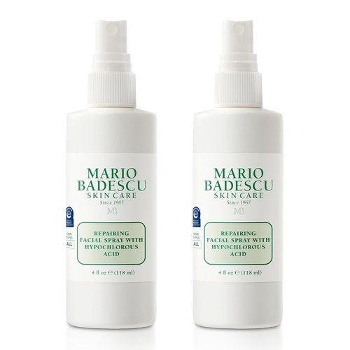 Mario Badescu HOCl Facial Spray - Soothing Hypochlorous Acid Formula for Irritated Skin | pH Balancing, Fragrance-Free