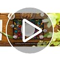 Mexican Cinco De Mayo Placemats Set of 4 - 12x18 Inch Floral Fiesta Decor, Black Variation
