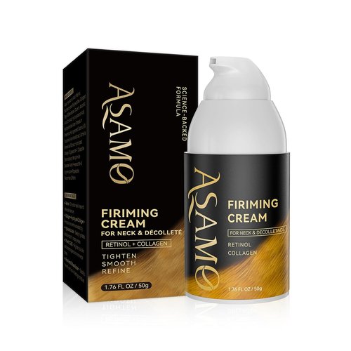 Regine Switzerland Firming Neck Cream - Anti-Aging Moisturizer with Retinol, Collagen & Hyaluronic Acid, 1.76 Fl Oz