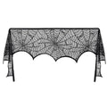 Halloween Indoor Decorations Set with Lace Spider Web and Garland - Haunted House Theme