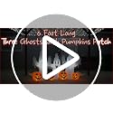 Inflatable Halloween Skeleton on Train & Ghosts Set - Indoor Outdoor Decor
