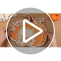 Pumpkin Baby Shower Guest Book Set with Photo Frame and Wooden Slices