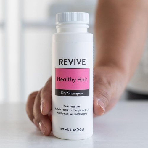 Revive Essential Oils Dry Shampoo Powder - Absorbs Oil & Leaves No Residue | Rosemary Scent (2 oz)