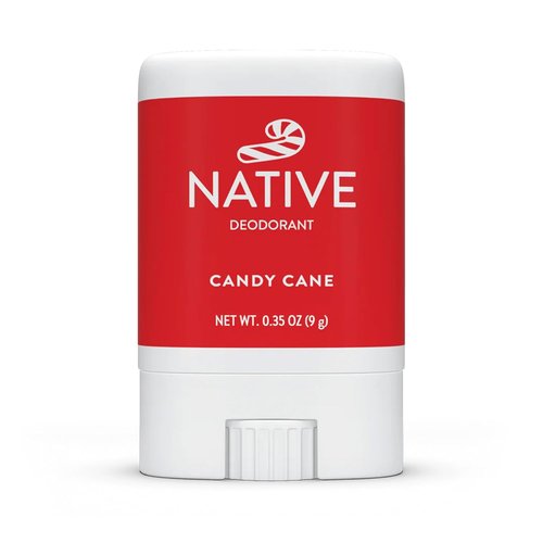 Native Candy Cane Mini Deodorant - Refreshing Scent | 0.35oz Travel Size