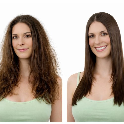 Keratin Research Brazilian Keratin Hair Straightening Complex - Long-Lasting Blowout Treatment with Argan Oil (2x 120ml)