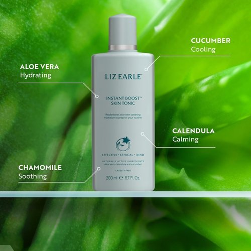 Liz Earle Instant Boost Skin Tonic - Hydrating Face Toner with Aloe Vera & Calendula for Dry Skin (200 ml)