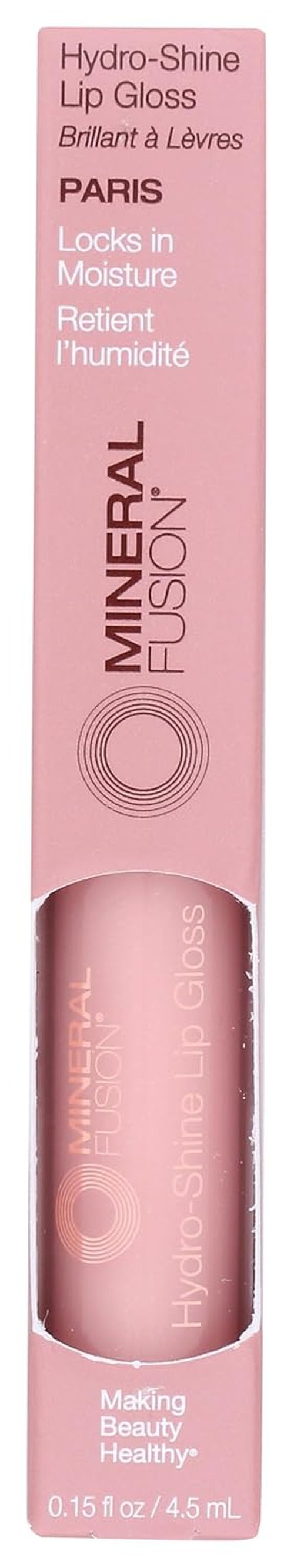 Mineral Fusion Hydro-Shine Lip Gloss - Paris Shade | 0.15 Ounces of Radiant Shine