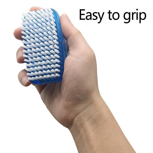 Nail Brush for Cleaning Fingernails Hand Fingernail Scrub Brush Two Sided Soft Stiff Bristles Scrubber Brushes for Cleaning Hand and under Nails,4 PCS