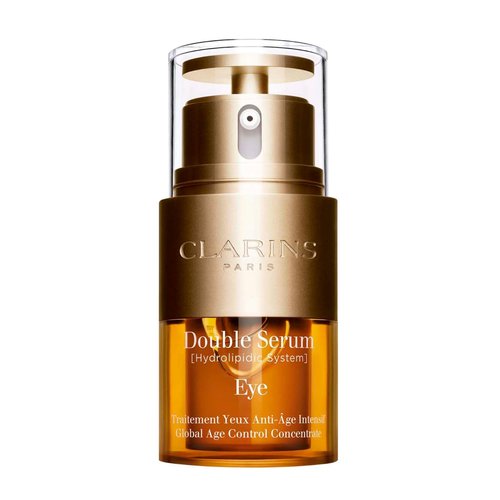 Clarins Double Serum Eye | Anti-Aging Eye Treatment | Visibly Smoothes, Firms, Hydrates and Revitalizes For More Youthful-Looking Eyes In Just 7 Days* | 13 Plant Extracts, Including Turmeric | 0.6 Oz