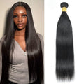12A Straight Bundles Human Hair 20 Inch 100% Unprocessed Brazilian Virgin Human Hair Bundles Straight Sew In Bundles for Black Women Hair Extensions Natural Black Color