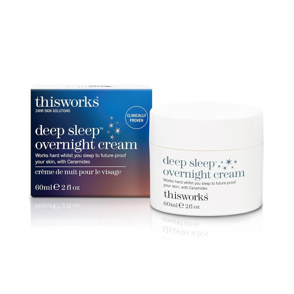ThisWorks Deep Sleep Face Cream - Persian Silk Tree Extract & Ceramides for Skin Renewal | 60ml