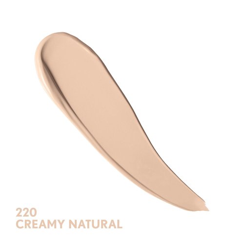 COVERGIRL & Olay Simply Ageless Liquid Foundation - Matte Finish with Hyaluronic Acid & Vitamin C, 220 Creamy Natural, 1 Count