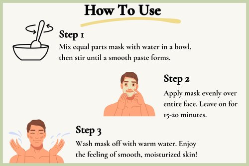 Goldcrest Naturals Moisturizing Face Mask For Dry Skin - Organic & Natural Skincare With Neem & Clay - Hydrates & Softens Skin - 100% Plant-Based, Cruelty-Free, Preservative-Free, & Eco-Friendly, 7 oz