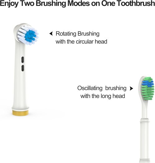 Oral-B Precision Clean Brush Heads - Rotating & Oscillating Replacement Heads | Compatible with Braun Pro Smart Genius