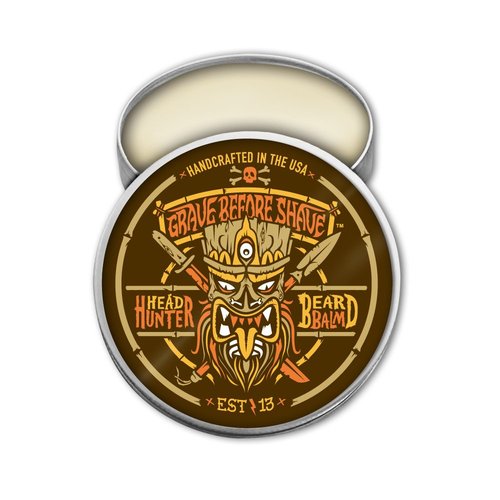 Grave Before Shave™ Head Hunter Beard Balm (Tropical summer aroma) (2 oz.)