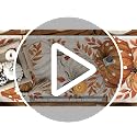 13x90 Inch Fall Table Runner - Beige and Orange Polyester Home Decor
