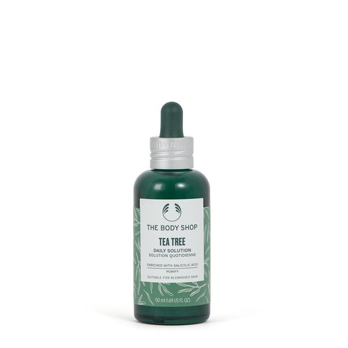 The Body Shop Tea Tree Daily Solution Serum - Purifying - For Oily, Blemished Skin - 1.69 Fl Oz