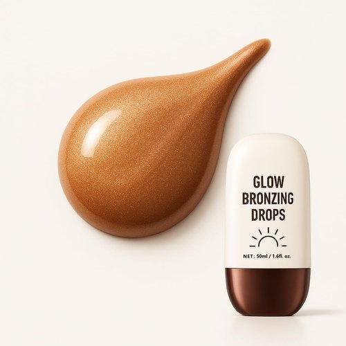 True Match Lumi Glotion - Natural Glow Enhancer & Illuminator | Bronzing Drops for Sun-Kissed Skin, 903 Medium (Champagne Shimmer)