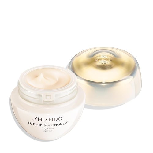 Shiseido Future Solution LX Total Protective Cream SPF 30 - Luxurious Anti-Aging Day Cream for All Skin Types - Non-Comedogenic