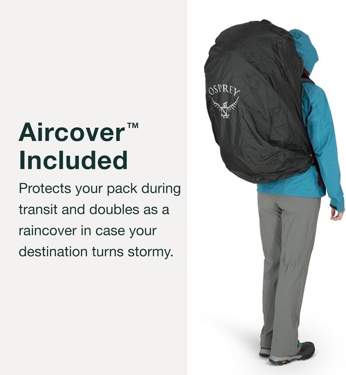 Osprey Fairview 70L Women's Travel Backpack - Night Jungle Blue | Lightweight & Durable Design