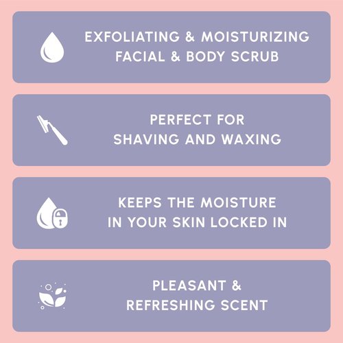 Brooklyn Botany Peach Bellini Honey Sugar Scrub for Body 10 oz – Deeply Hydrating and Gently Exfoliating Body Scrub for Women and Men – Moisturizing and Nourishing the Skin