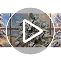 Hoolerry 12-Pack Black & White Peppermint Glass Christmas Ornaments - Candy Theme