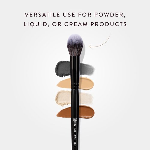 BK Beauty - Nikki La Rose N14 Petite Precision Concealer Brush - Multi-Tasking Tapered Makeup Tool for Under-Eye & Small Areas