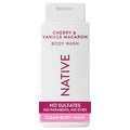 Native Body Wash - Naturally Derived Ingredients for Soft, Hydrated Skin | Cherry & Vanilla Macaron, 18 oz