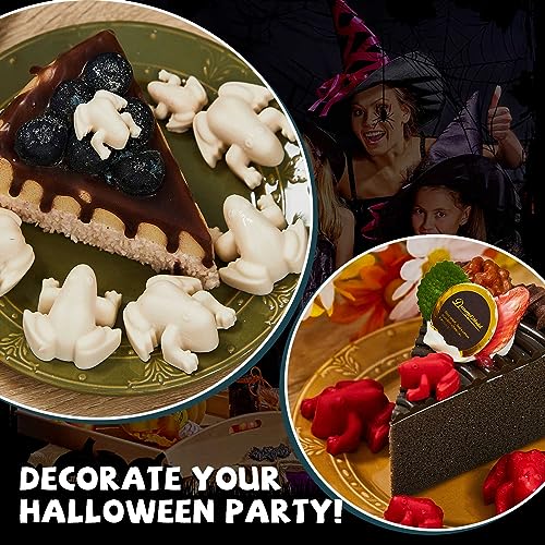 Domensi Black 12 Cavity Silicone Frog Chocolate Mold Candy Ice Tray - Cute Design