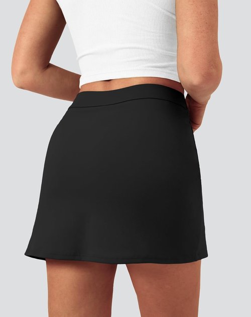 Skiennix Women's High Waisted Athletic Skorts - Mini Skirt with Pockets for Tennis & Golf