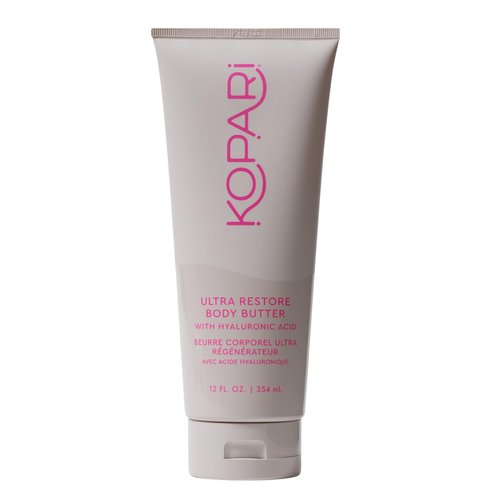 Kopari Jumbo Ultra Restore Body Butter, Whipped Lightweight Formula, Hyaluronic Acid & Mango Seed Butter, Deep & Long-Lasting Moisture, Coconut 12 oz