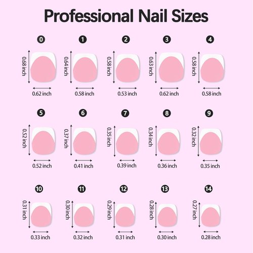 Plauva French Toe Nail Tips, Short Toe Press On Nails, 150Pcs Pink Soft Gel Toe Nail Tips, Soak Off Fake Toe Nails for Women 15 Sizes