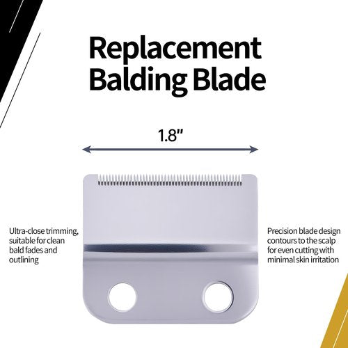 2 Pack Professional Replacement Blades 6X0 for Wahl 5-Star Balding Clipper