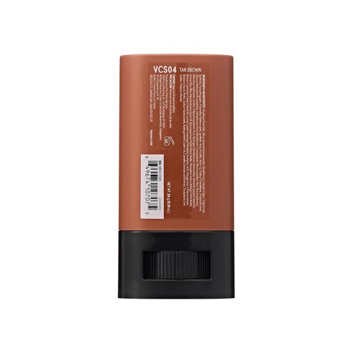 Kiss New York Airy Velvet Contour Stick - Cool Toned Face Sculpting Cream with Dual Ended Brush | Tan Brown 0.70 Oz